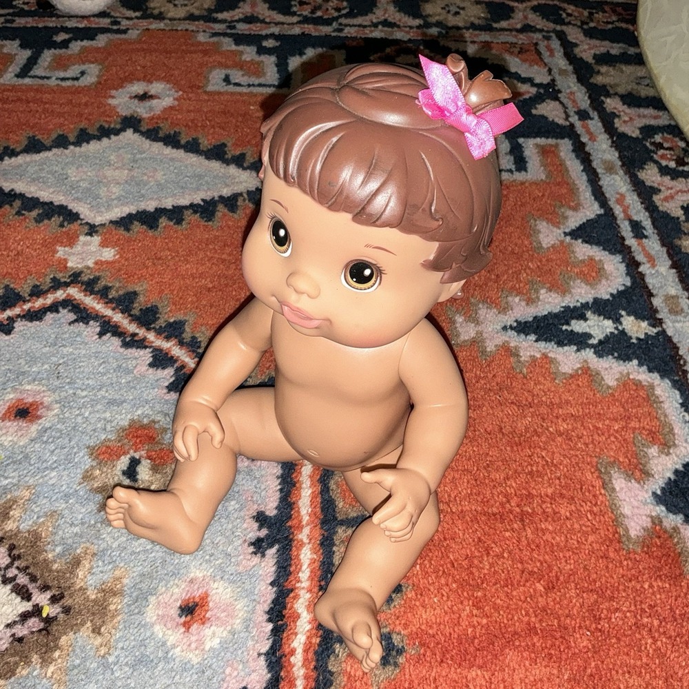 Hasbro Baby Alive Better Now Drink and Wet Brunette Doll 2008 Model